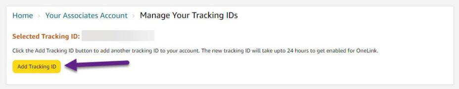 Adding Tracking ID