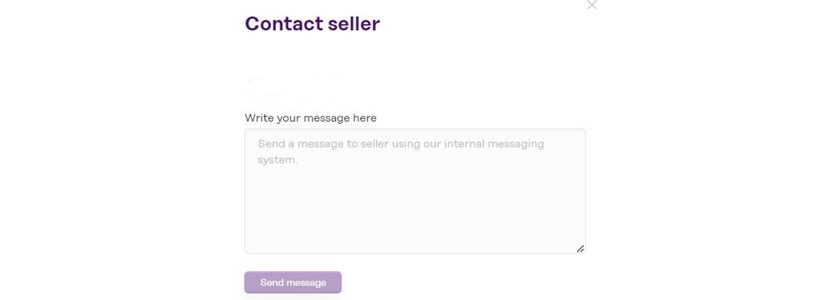 Contact seller