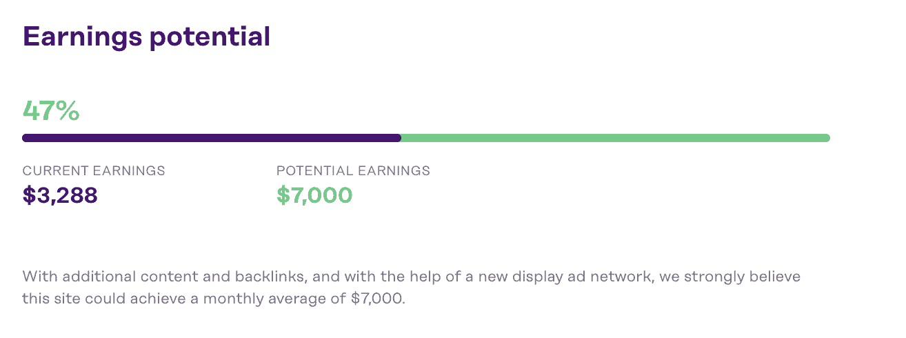 due diligence - earnings potential