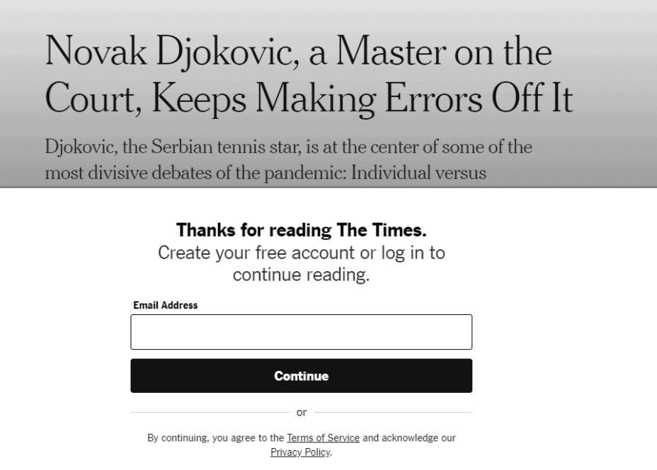 Screengrab of an example lead magnet for ways to boost email strategy